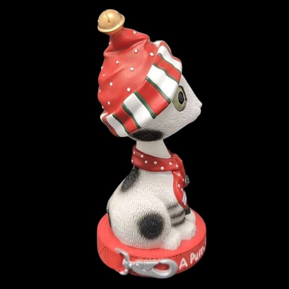 Twisted Whiskers Cat A Purr-fect Christmas Bobble Head American Greetings Decor - Picture 3 of 9